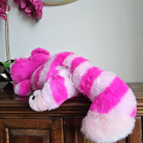 Disney Store Exclusive Cheshire Cat Soft Plush Figure Alice in Wonderland 20" - Picture 3 of 16